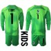 Frankrike Hugo Lloris #1 Målvakt Replika Babykläder Borta matchkläder barn VM 2022 Långa ärmar (+ Korta byxor)